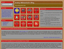 Tablet Screenshot of andrey.mikhalchuk.com